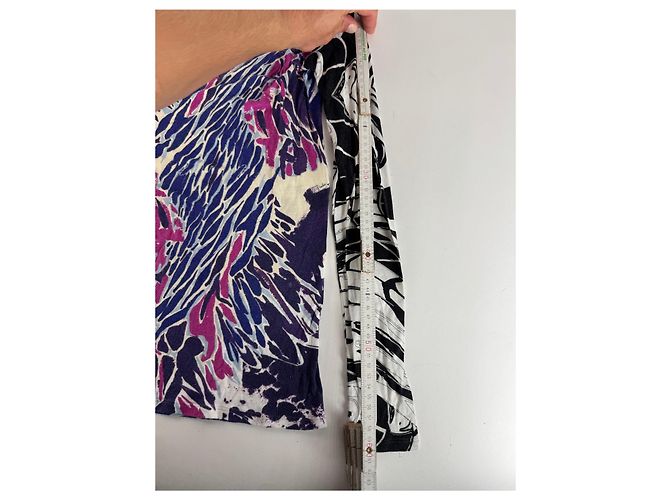 Vintage Emilio Pucci Seidenkleid 34XS Lila - Ansicht 7
