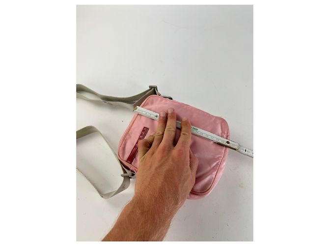Vintage Prada Sport 2 way bag pink polyester - view 11