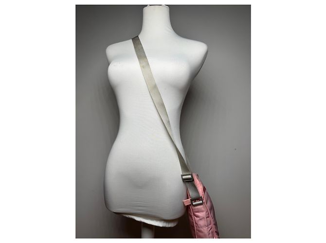 Vintage Prada Sport 2 way bag pink polyester - view 13