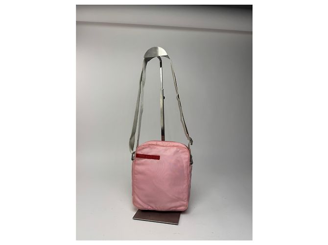 Vintage Prada Sport 2 way bag pink polyester - view 14