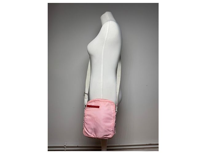 Vintage Prada Sport 2 way bag pink polyester - view 5
