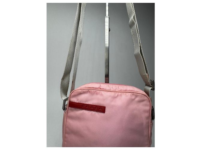 Vintage Prada Sport 2 way bag pink polyester - view 6