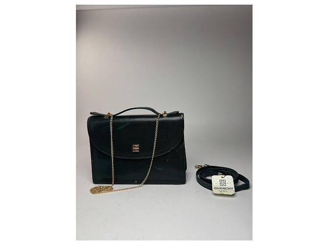 Vintage Givenchy 2Way Leder-Schlangenledertasche grün - Ansicht 3