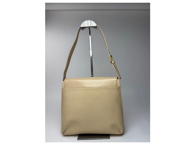 Vintage Givenchy Ledertasche beige - Ansicht 15