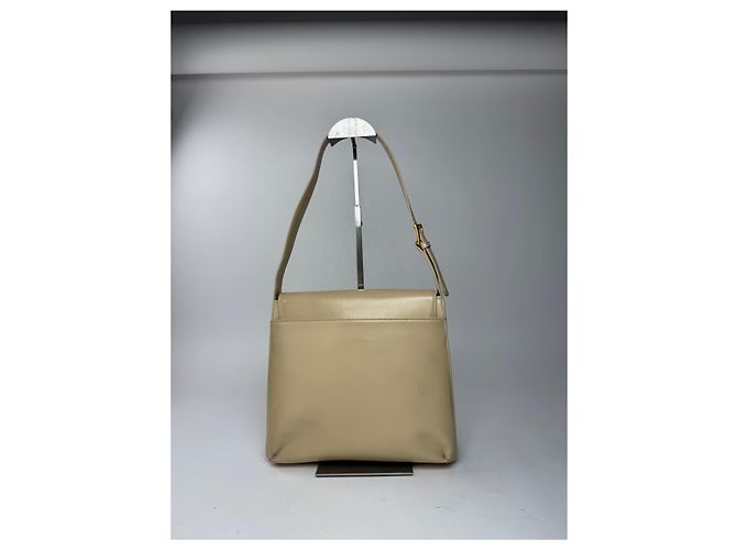 Vintage Givenchy Ledertasche beige - Ansicht 2