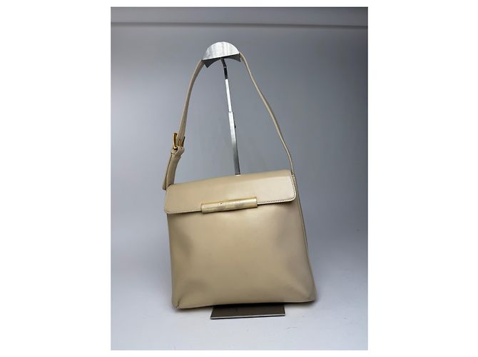 Vintage Givenchy Ledertasche beige - Ansicht 5