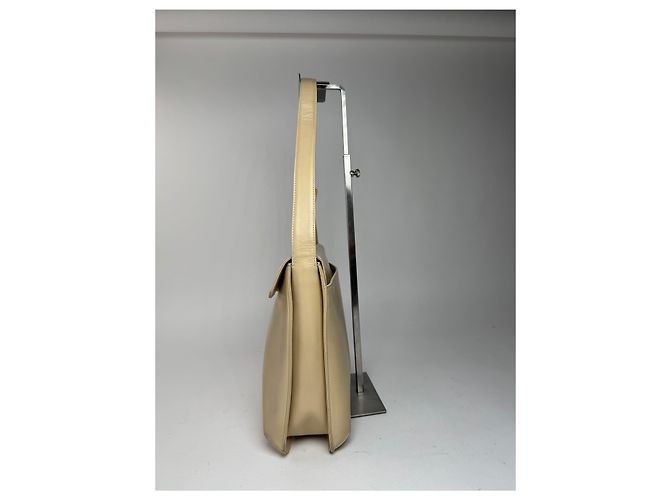 Vintage Givenchy Ledertasche beige - Ansicht 7