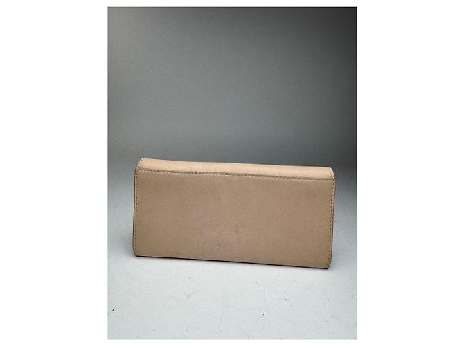 Céline Vintage Celine Paris Leather wallet beige - view 12
