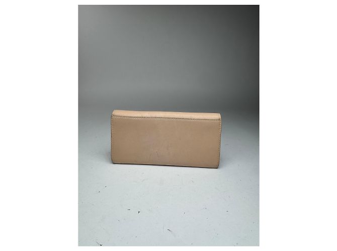 Céline Vintage Celine Paris Leather wallet beige - view 2