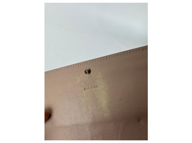 Céline Vintage Celine Paris Leather wallet beige - view 5