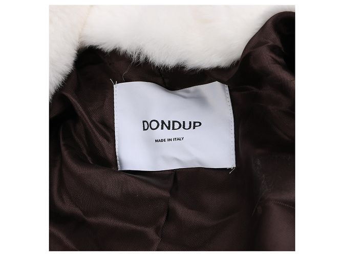 Cappotto in pelliccia di coniglio DONDUP in marrone, taglia 42 - vista 15