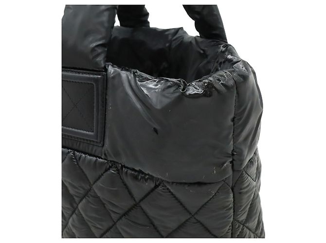 Borsa Tote Piccola Coco Cocoon di Chanel Nero - vista 5