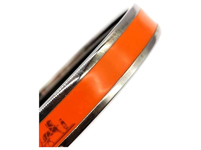 Bracciale Bangle Cloisonné Arancione Hermès - vista 2
