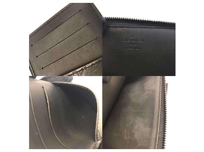 Louis Vuitton Monogram Shadow Bi-Fold Wallet Black - view 6