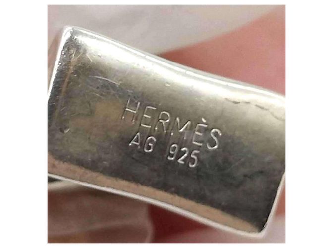 Halskette Silber Anhänger Birkin Motiv Amulett Hermès - Ansicht 7
