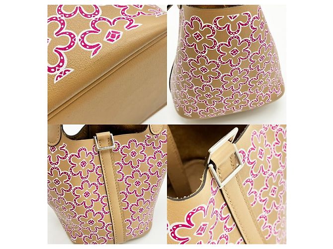 Bolso Picotin Lock Micro Lucky Daisy de Hermès - vista 5