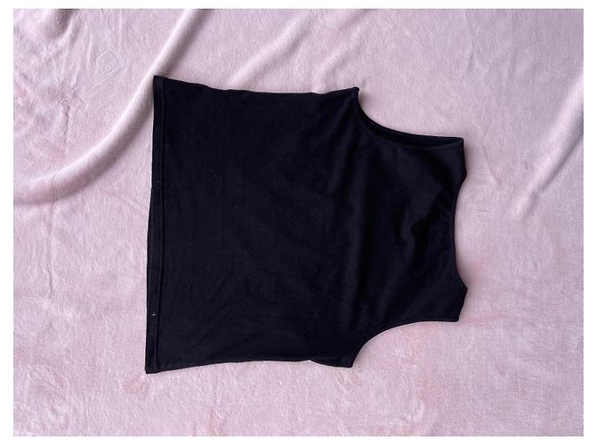 Top con logo bling abbellito con strass Christian Dior Boutique Nero - vista 6