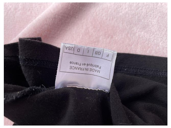 Top con logo bling abbellito con strass Christian Dior Boutique Nero - vista 7