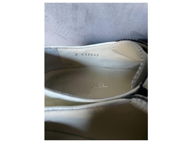 Chanel Stringate Nero Bianco - vista 10