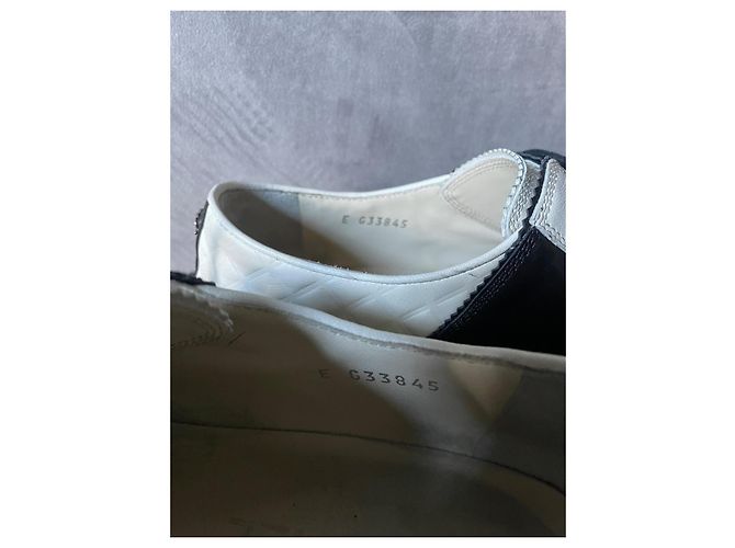 Chanel Stringate Nero Bianco - vista 9