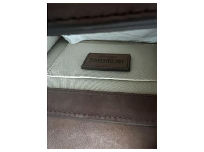 Borsa a mano Jacquemus Chiquito in pelle marrone - vista 8