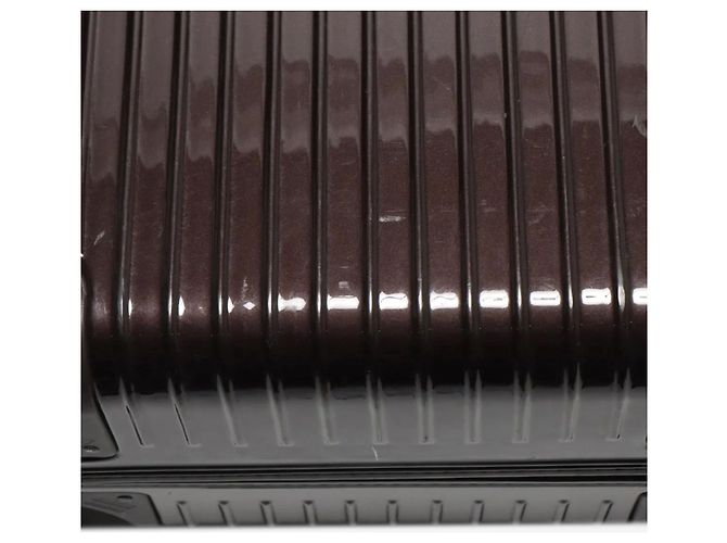 Rimowa Großer Salsa Deluxe Koffer in Dunkelbraun - Ansicht 16