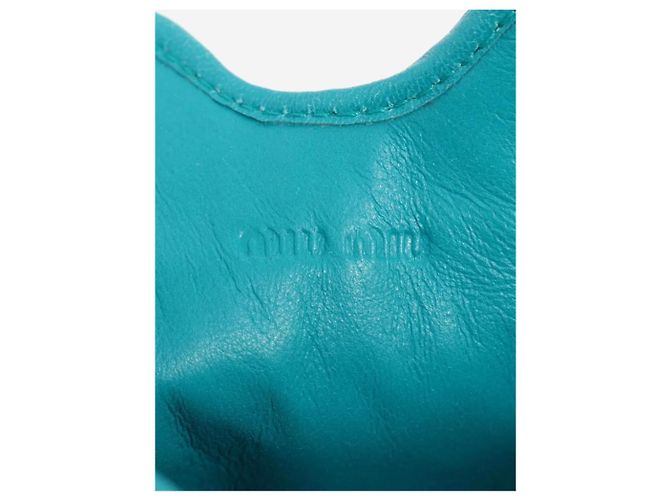 Miu Miu Blue Matelass√© leather tablet case - view 4