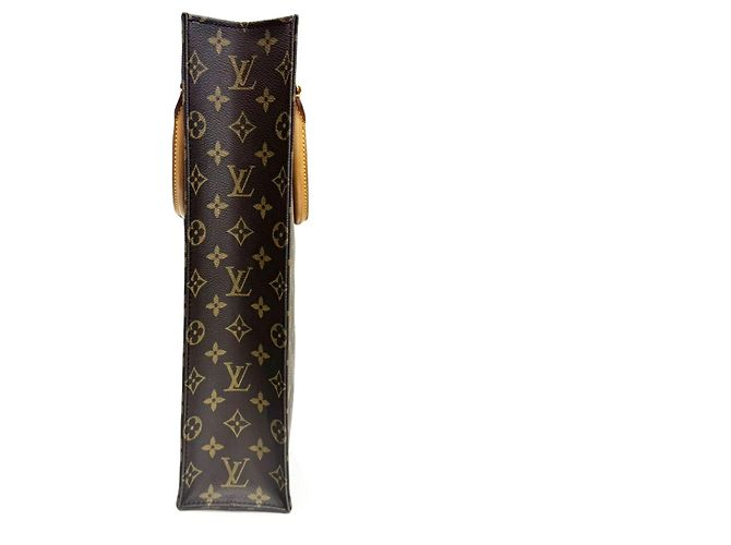 Borsa Tote Sac Plat Monogram Louis Vuitton Marrone - vista 4