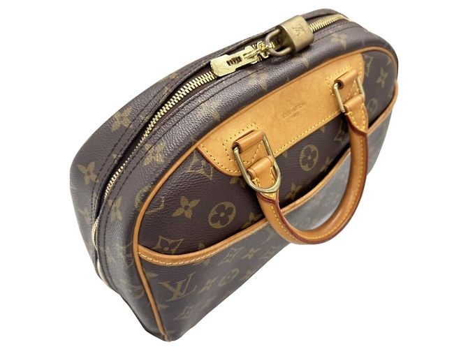 Bowling Borsa a mano Monogram Trouville di Louis Vuitton Marrone - vista 13