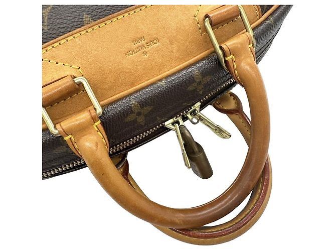 Bowling Borsa a mano Monogram Trouville di Louis Vuitton Marrone - vista 9