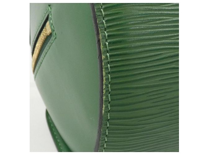 Soufflot Handtasche Epi Louis Vuitton Grün - Ansicht 3