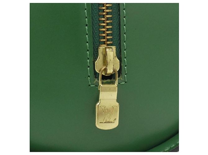 Soufflot Handtasche Epi Louis Vuitton Grün - Ansicht 4