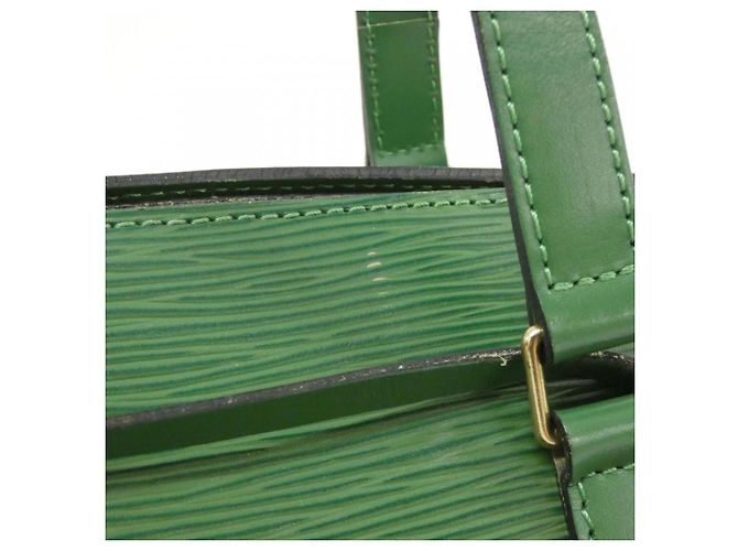 Soufflot Handtasche Epi Louis Vuitton Grün - Ansicht 6