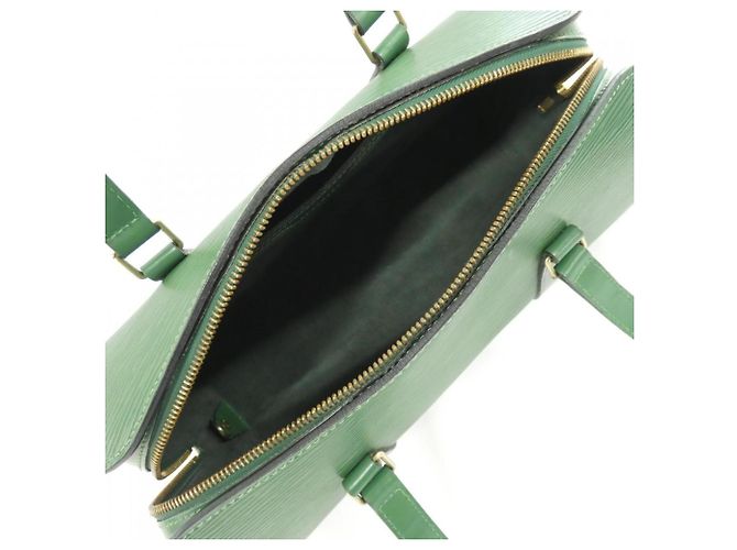 Soufflot Handtasche Epi Louis Vuitton Grün - Ansicht 9
