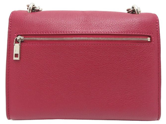 Borsa a Spalla My Lock Me BB di Louis Vuitton Crudo Bordò - vista 2