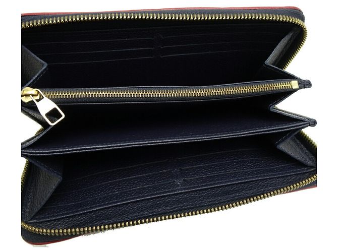 Zippy Geldbörse Louis Vuitton Rot Marineblau - Ansicht 5