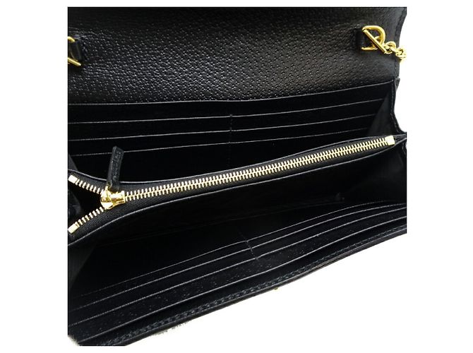 Gucci Jackie 1961 Portafoglio con Catena Nero - vista 5
