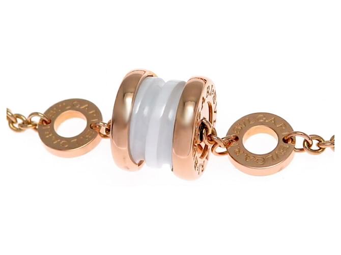 Bulgari Bracciale Charm B.zero1 Element di Bvlgari Bianco D'oro - vista 3