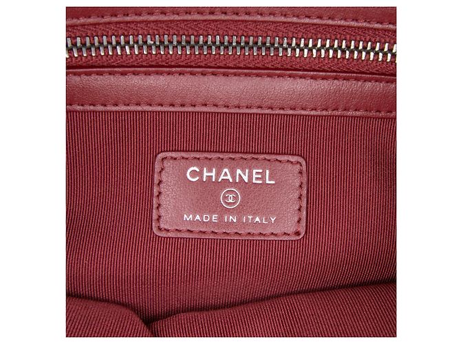 Clutch Gabrielle O in tweed nero medio di Chanel - vista 5