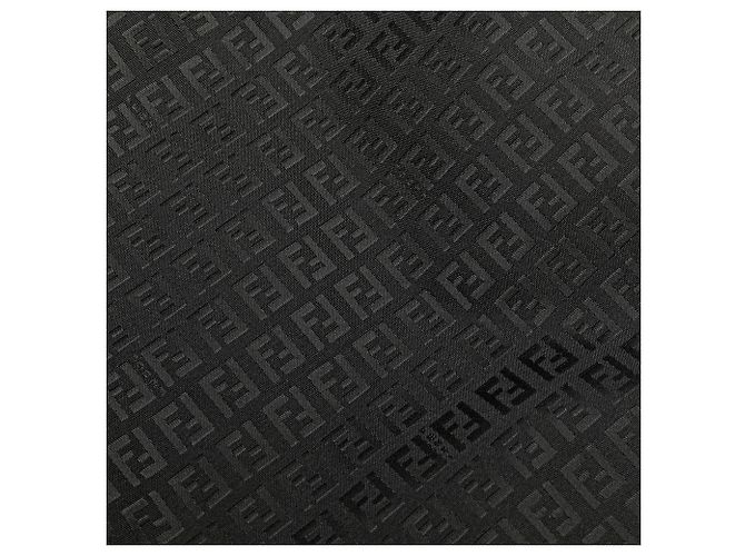 Borsa a tracolla in tela Zucchino nera Fendi Nero - vista 7