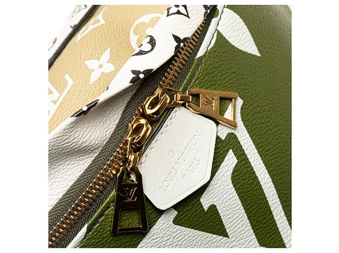 Bumbag gigante Monogram verde Louis Vuitton - vista 7