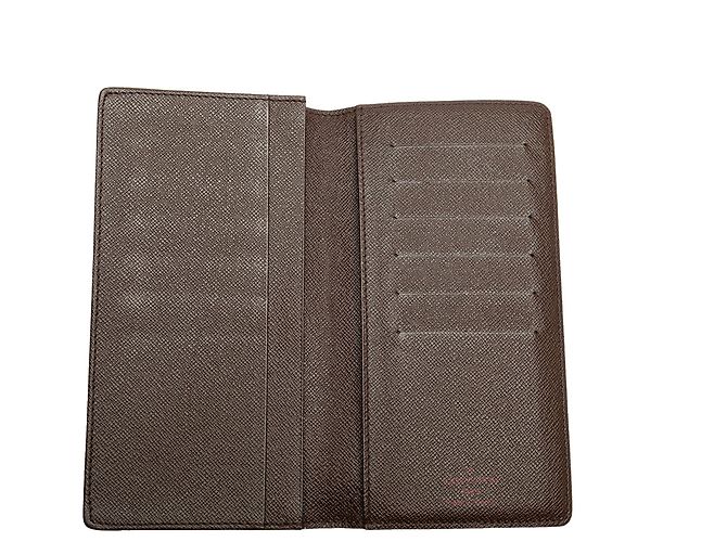 Cartera Brazza Damier Ebene Marrón Louis Vuitton Castaño - vista 4