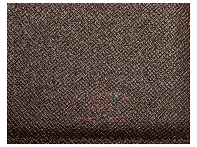 Cartera Brazza Damier Ebene Marrón Louis Vuitton Castaño - vista 5