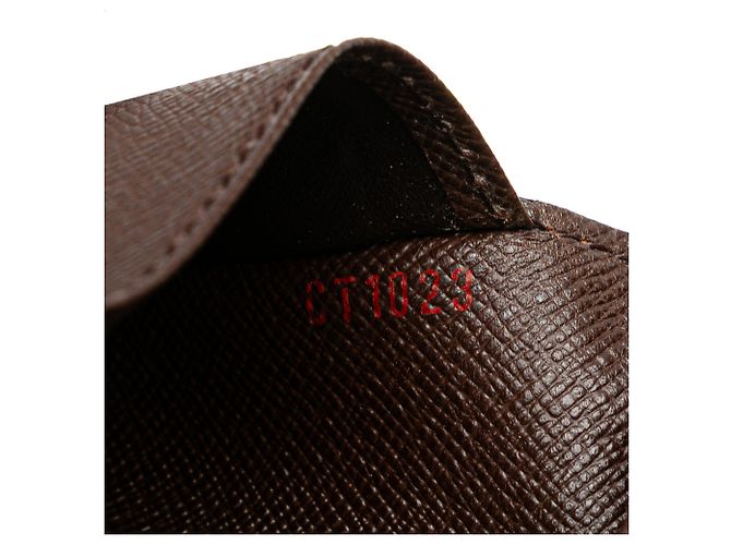 Cartera Brazza Damier Ebene Marrón Louis Vuitton Castaño - vista 6