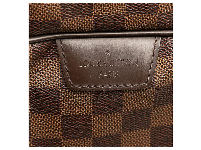 Louis Vuitton Marrone Damier Ebene Rivington GM - vista 5