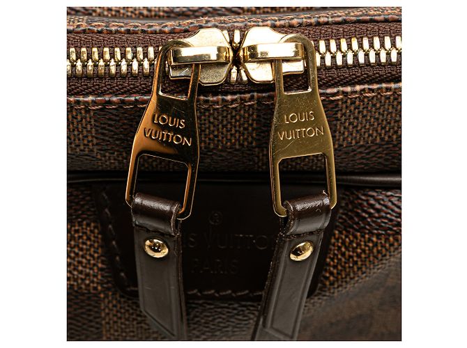 Louis Vuitton Marrone Damier Ebene Rivington GM - vista 8