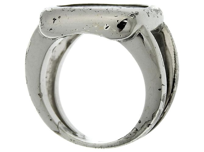 Ring Bague en argent Shell d'Hermès Argenté - vue 3