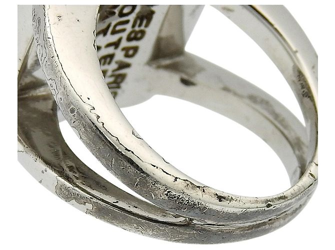 Ring Bague en argent Shell d'Hermès Argenté - vue 5