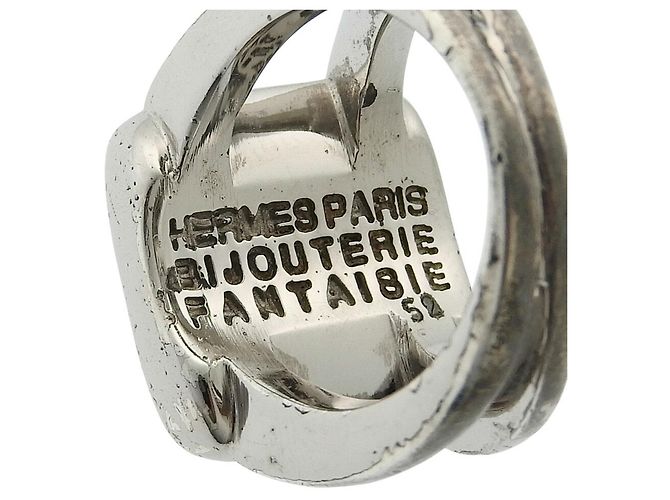Ring Bague en argent Shell d'Hermès Argenté - vue 6