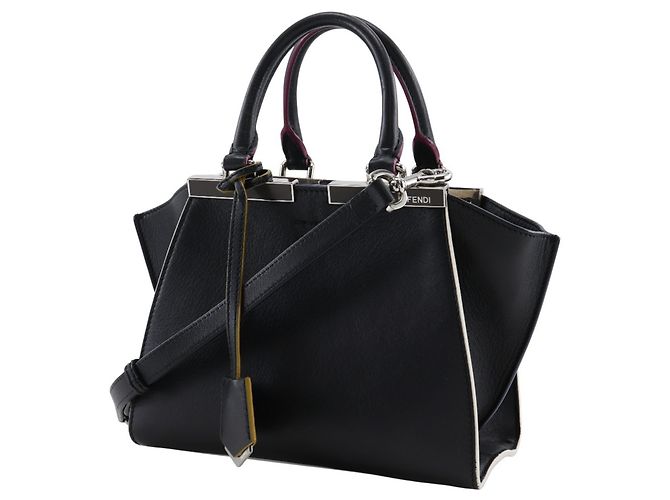 Borsa Fendi Petite Troisur Nero - vista 2